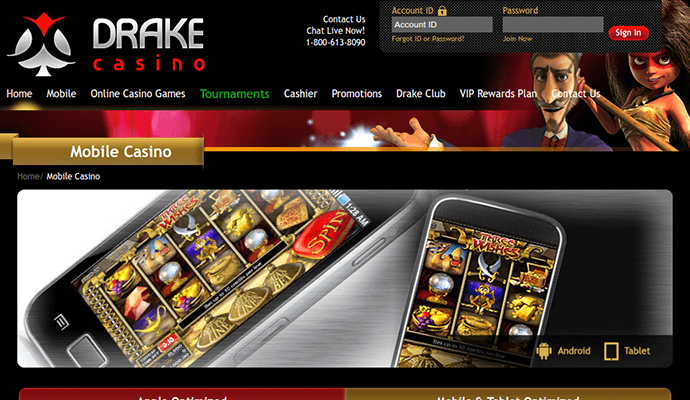 Drake Casino Móvil
