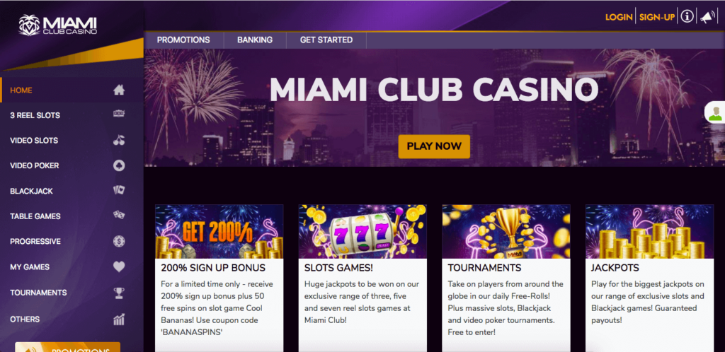 Ανασκόπηση καζίνο Miami Club