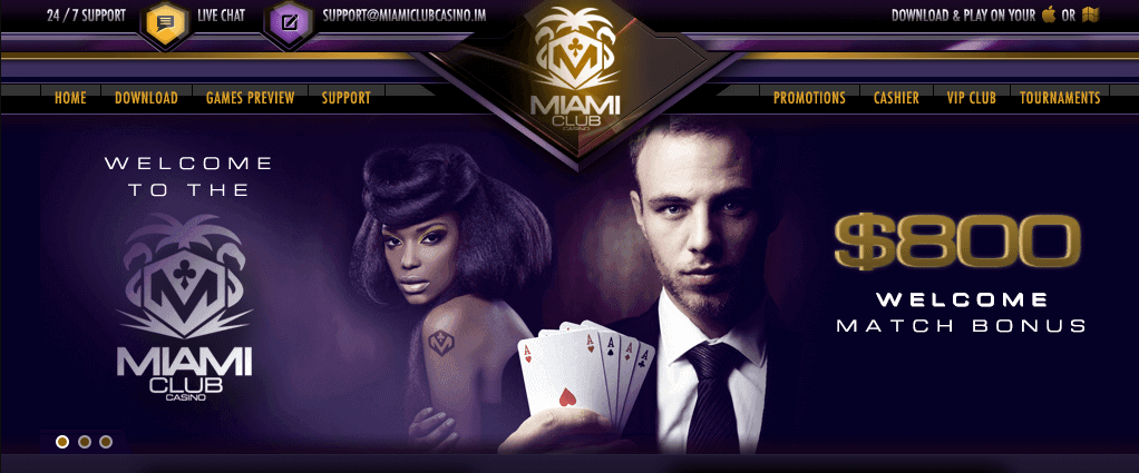 Miami Club internetinis kazino