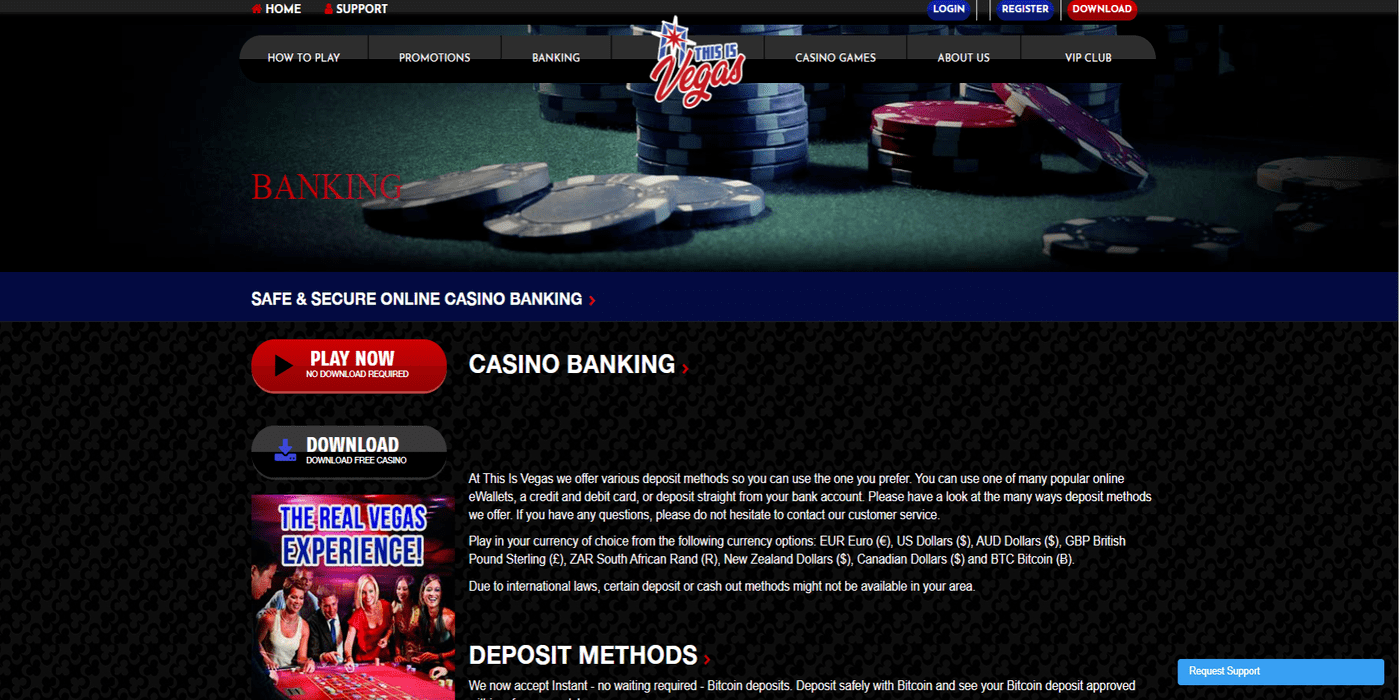 Casino Banking and Payment Options