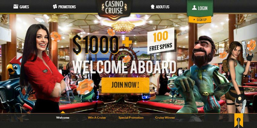 Casino Cruise üdvözlő bónusz