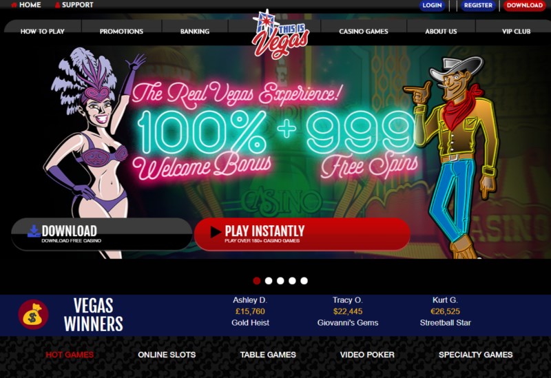 Spin miễn phí tại Sòng bạc This is Vegas
