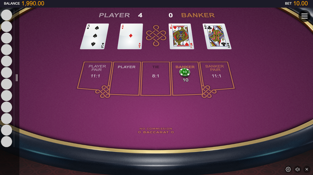 Baccarat con BCH