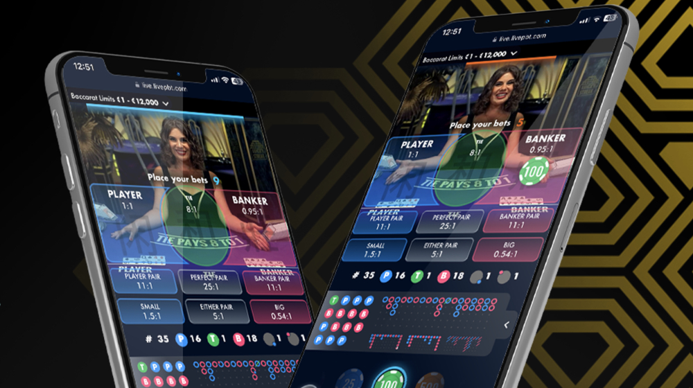 Live-Baccarat auf Android